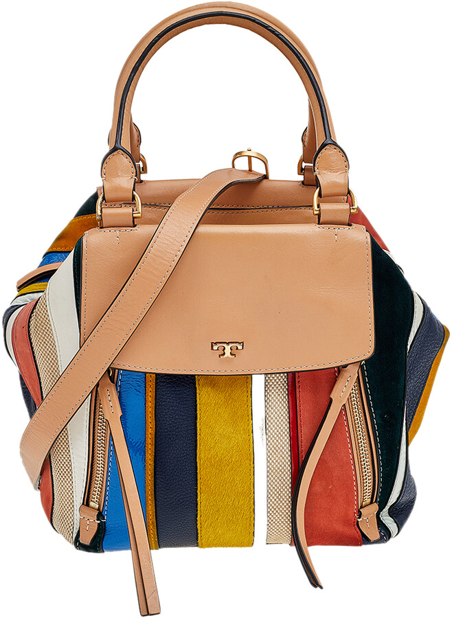 tory burch robinson balloon stripe convertible shoulder bolsa