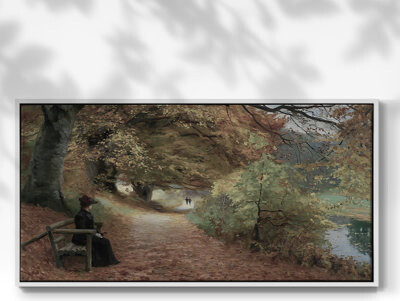 Lark Manor Landscape Series-CDLIII- Framed Gallery Wrapped Canvas -Ready to Hang