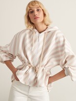 Thumbnail for your product : NOCTURNE - Printed Scuba Jacket-Beige