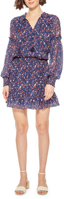 Parker Laura Printed Button-Front Dress