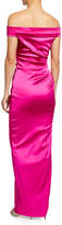 Thumbnail for your product : Milly Ally Off-the-Shoulder Gown in Satin