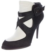Thumbnail for your product : Tod's Ponyhair Colorblock Booties