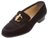 Thumbnail for your product : Hermes Suede Round-Toe Loafers