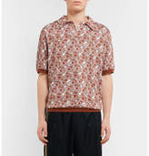 Thumbnail for your product : Cmmn Swdn Arn Printed Knitted Polo Shirt