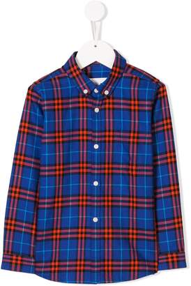 Burberry Kids Fred checked shirt