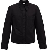 Thumbnail for your product : Lemaire Garment-dyed Cotton-twill Overshirt - Black