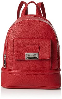 New Look Women's Zip Pocket Mini Curve Backpack Handbag