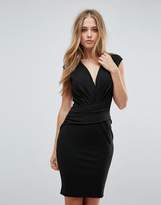 Thumbnail for your product : Lipsy Wrap Front Mini Dress