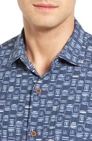 Thumbnail for your product : Tommy Bahama Men's Geo Chaser Silk Blend Camp Shirt