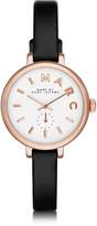Marc by Marc Jacobs Sally 28 MM Stainless Steel and Leather Strap Women's Watch