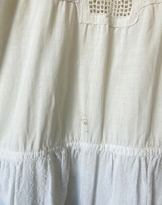 Madewell The Curatorial Dept. Vintage Victorian White Lace Dress