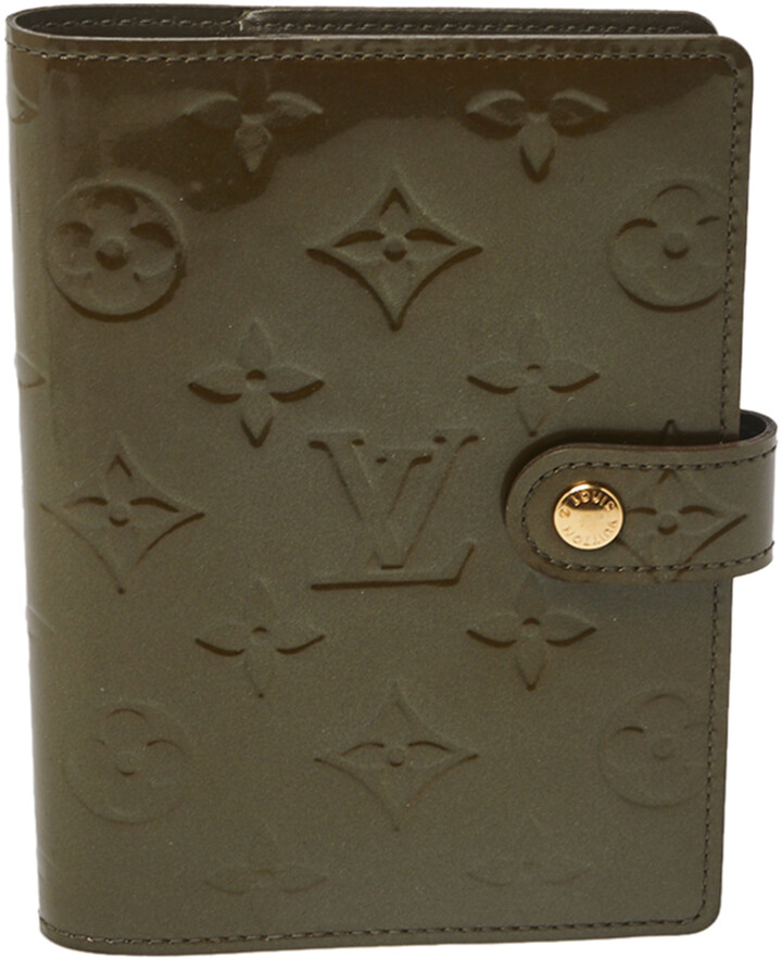 Louis Vuitton Vert Olive Monogram Vernis Sarah Wallet