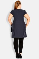 Thumbnail for your product : City Chic Front Zip Pleat Tunic (Plus Size)