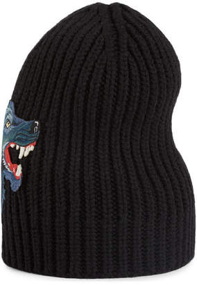 Gucci Wool hat with wolf