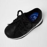 Thumbnail for your product : River Island Mini boys black mesh runner trainers