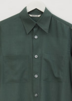 Thumbnail for your product : AURALEE Wool & Recycled Polyester Sheer Shirt