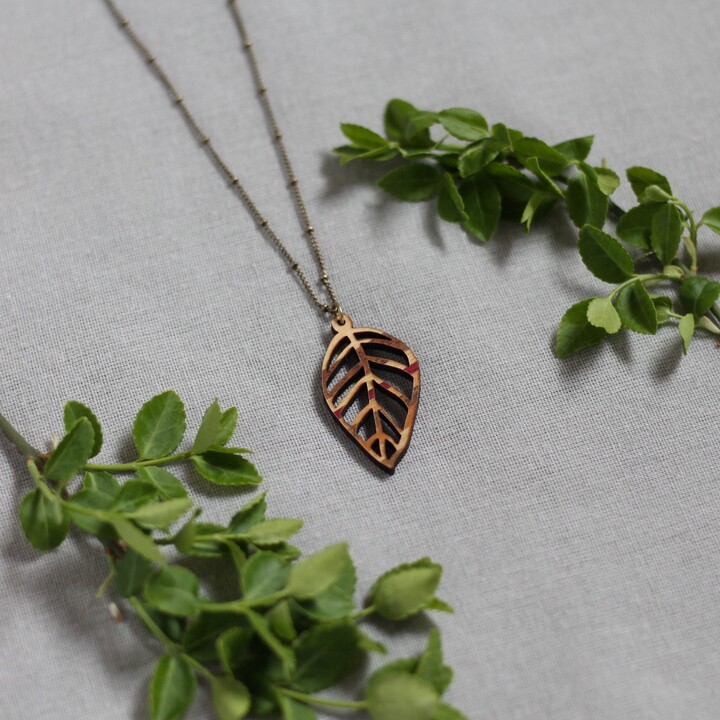 Handmade Wooden Jewelry | Alicia Necklace