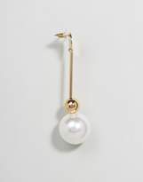 Thumbnail for your product : ASOS Oversized Pearl Drop Earrings
