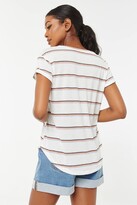 Thumbnail for your product : Ardene Striped Round-Hem Tee