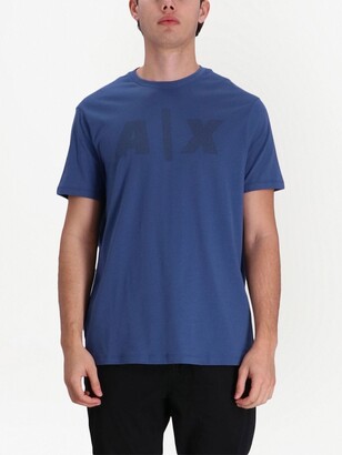 Armani Exchange logo-print short-sleeved T-shirt