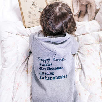Sparks And Daughters Personalised Kids My Favourite Things Onesie