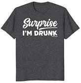 Thumbnail for your product : Surprise I'm Drunk Funny Drinking Party T-Shirt