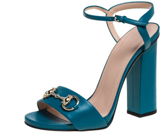 gucci blue sandals
