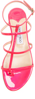 Thumbnail for your product : Jimmy Choo Doodle Patent Leather Thong Sandals