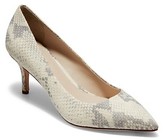 Thumbnail for your product : Cole Haan Vesta Snakeskin-Embossed Leather Pumps
