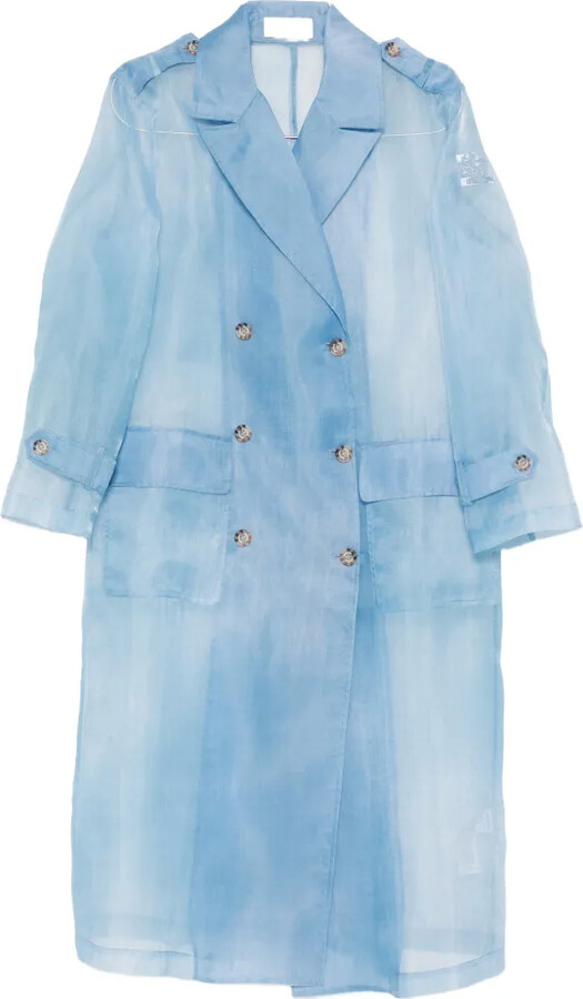 ERMANNO FIRENZE Double-Breasted Trench Coat