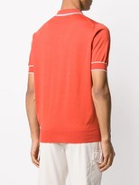 Thumbnail for your product : Brunello Cucinelli Short-Sleeved Trimmed Polo Shirt