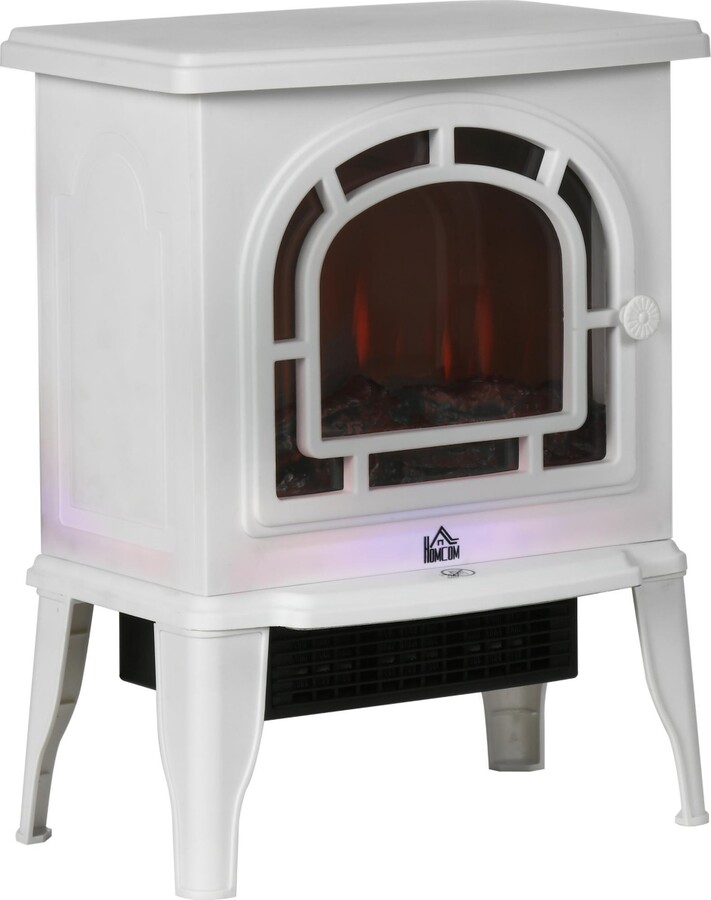 18" 750W/1500W Electric Fireplace Stove w/TipOver Protection