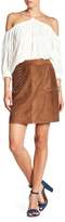 Thumbnail for your product : BB Dakota Faux Suede Beaded Mini Skirt