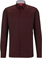 Thumbnail for your product : HUGO BOSS Extra-slim-fit shirt in easy-iron cotton twill
