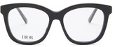Thumbnail for your product : Christian Dior 30montaignemini Square Acetate Glasses - Black