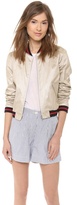 Thumbnail for your product : Band Of Outsiders Gold Tech Baseball Jacket