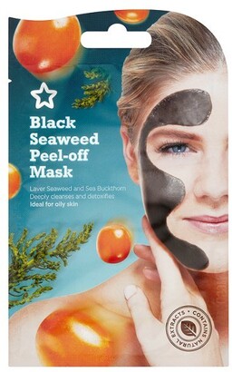 Superdrug Black Seaweed Peel Off Face Mask 10ml