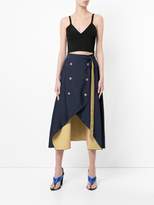 Thumbnail for your product : Dion Lee evening rib crop top