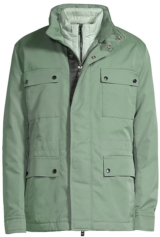 Utility Jacket Green Mens | ShopStyle