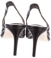 Thumbnail for your product : Reed Krakoff Laser-Cut Slingback Pumps w/ Tags
