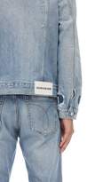 Thumbnail for your product : Calvin Klein Jeans Distressed Cotton Denim Jacket