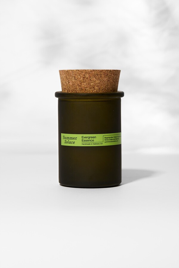 Summer Solace Tallow Evergreen Essence Candle Regenerative Tallow