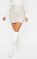 Thumbnail for your product : Lily Stone Textured Seam Detail Mini Skirt