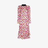 Thumbnail for your product : BROGGER Drew floral midi dress