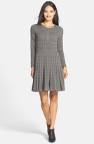 Thumbnail for your product : Eliza J Cable Knit Sweater Dress