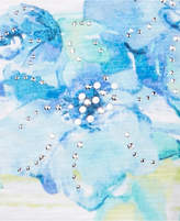 Thumbnail for your product : Alfred Dunner Bonita Springs Embellished Watercolor-Print Top