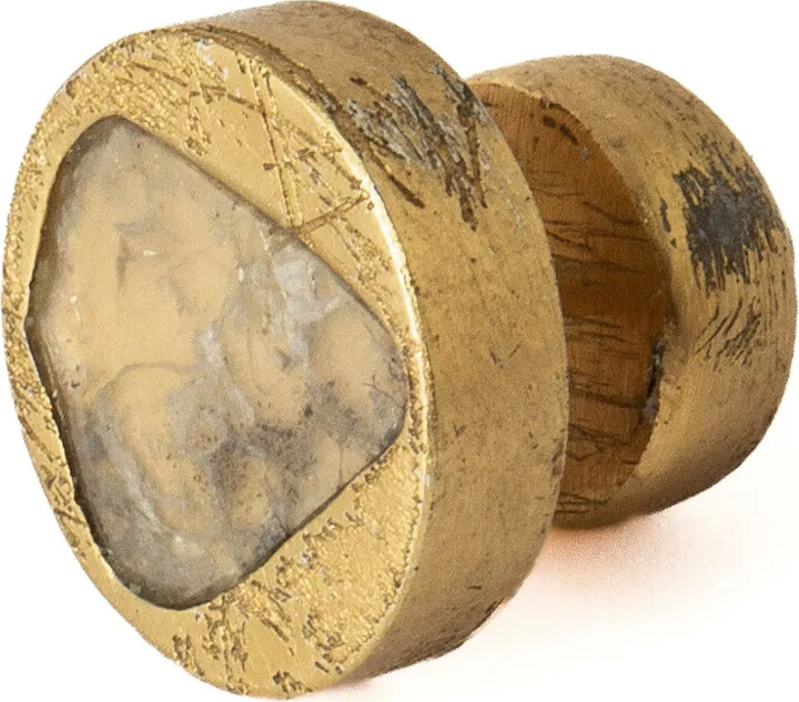 Parts of Four Diamond-Encrusted Stud Earring