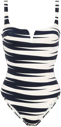 Emma Pake Vera Zebra-print Swimsuit