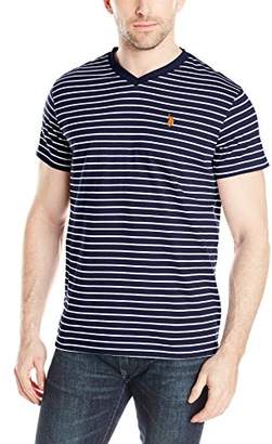 U.S. Polo Assn. Men's Thin Stripe V-Neck T-Shirt