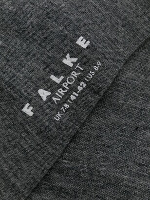 Falke Marl-Knit Logo-Print Socks